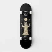 Moon Goddess Mystical Magical Skateboard (Voorkant)
