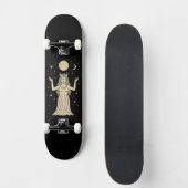 Moon Goddess Mystical Magical Skateboard (Voorkant)