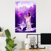 Moon Goddess Poster (Thuiskantoor)