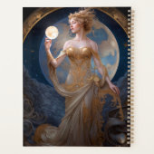 Moon Goddess Queen Fantasy Art Planner (Achterkant)