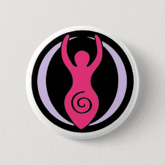 Moon Goddess Ronde Button 5,7 Cm