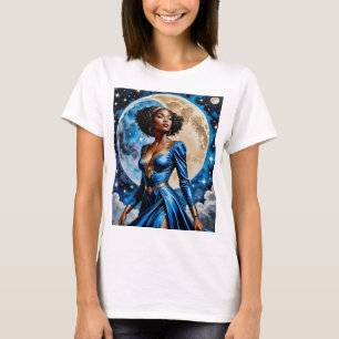 Moon Goddess T-shirt voor vrouwen