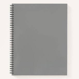 Moon Grey Solid Color Notitieboek