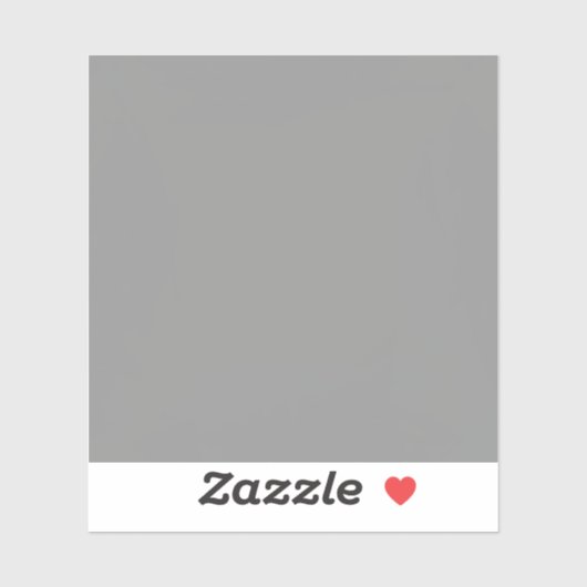 Moon Grey Solid Color Sticker (Vel)