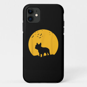 Moon Halloween Inspire French Bulldog Gift iPhone 11 Hoesje