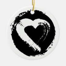 Moon Heart Car Ornament