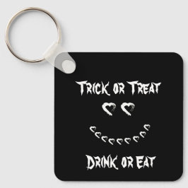 Moon Heart Halloween Trick or treat sleutelhanger