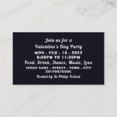 Moon Heart, Invitation de billet pour la fête de l (Dos)