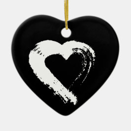 Moon Heart Ornament