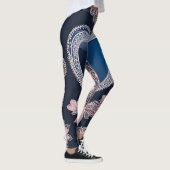 Moon Hearted AI-kunst Leggings (Rechts)