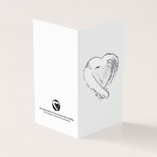 Moon Hearts houden van Kaart (Buitenkant)