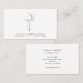 Moon Holistic Healer Carte de visite (Devant / Derrière)