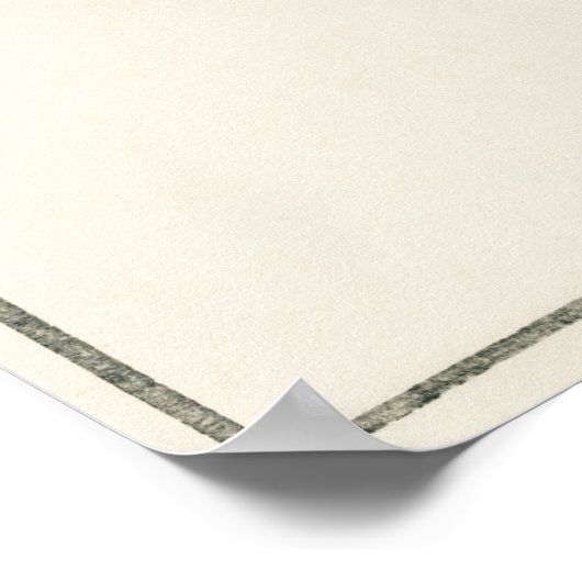 Moon Illustration Japanse kunst Poster (Hoek)