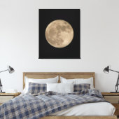 Moon Imprimer Astronomie lunaire Pleine lune toile (Insitu(Chambre))