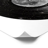 Moon in Space Vinyl LP Record Poster (Hoek)