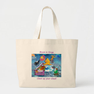 Moon in Virgo Grote Tote Bag