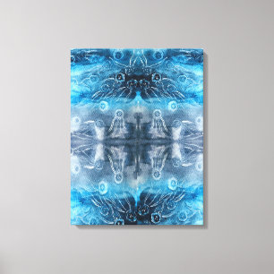 Moon jellyfish batik print