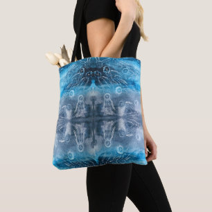 Moon jellyfish batik print draagtas