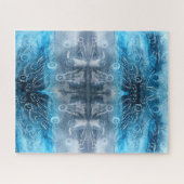 Moon jellyfish batik print legpuzzel (Horizontaal)