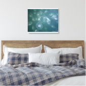 Moon jellyfish canvas afdruk (Insitu (Slaapkamer))