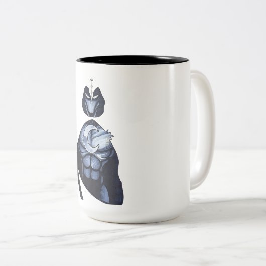 Moon Knight Hoodie Tweekleurige Koffiemok (Voorkant rechts)