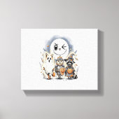 Moon Knight Raccoon Halloween Canvas Afdruk (Voorkant)