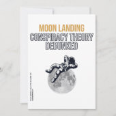 Moon Landing Conspiracy Theory Kaart (Voorkant)