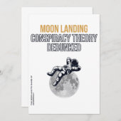 Moon Landing Conspiracy Theory Kaart (Voorkant / Achterkant)
