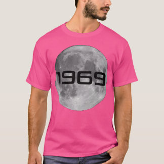 Moon Landing Jubileum 1969 Astronomy Space T-shirt