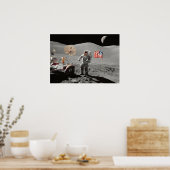 Moon Landing or is it? Poster (Keuken)