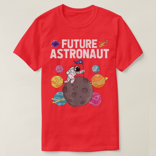 Moon Landing Planets Buitenspace Science Future as T-shirt (Design voorkant)