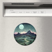 Moon Landscape Fantasy Magneet (Insitu (Vaatwasser))