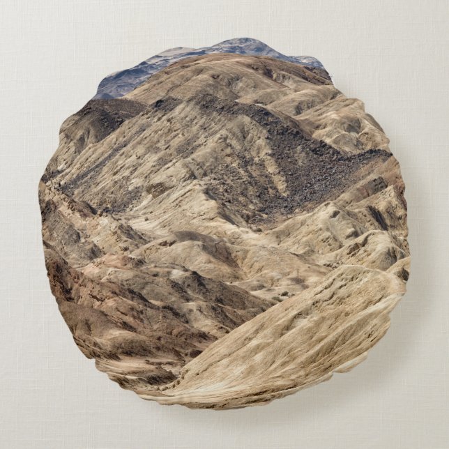 Moon Landscape Rond Kussen (Achterkant)