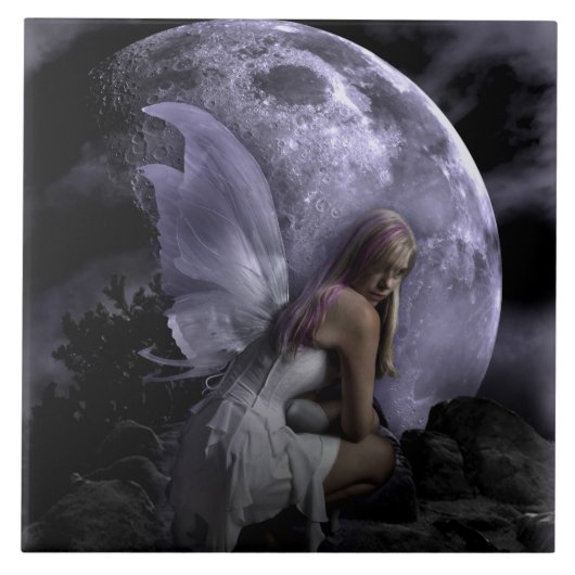 Moon Light Fairy Tegeltje (Voorkant)