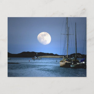 Moon Light Harbour Briefkaart