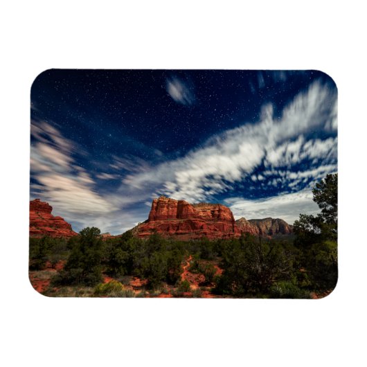 Moon Light over Sedona, Arizona Magneet (Horizontaal)