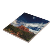 Moon Light over Sedona, Arizona Tegeltje (Zijkant)