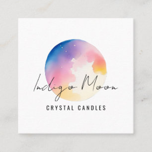 Moon Logo Candle Visitekaartjes