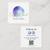 Moon Logo Visitekaartjes (Voorkant / Achterkant)