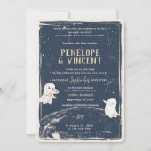 Moon Love Faire-part de mariage (Devant)