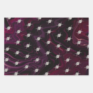 Moon Magic Abstract Wrapping Paper
