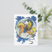 Moon Magic Briefkaart (Staand voorkant)
