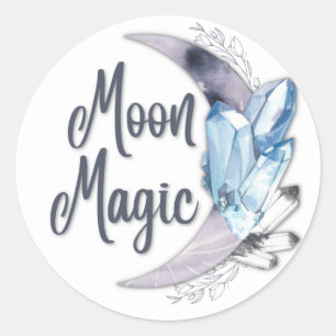 Moon Magic met Crystals Sticker