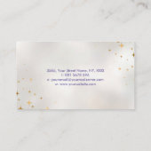 Moon Magic - Oracle Kaarten, Ball en Crystals Visitekaartje (Achterkant)