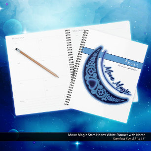Moon Magic Stars Hearts Celestial Love Name
