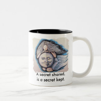 Moon Maiden en Best Friend Tweekleurige Koffiemok