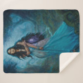 Moon Maiden Sherpa Deken (Voorkant (horizontaal))