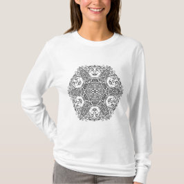 Moon Maidens Mandala Long Sleeve T-shirt