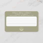 Moon Mandala - Carte de visite (Dos)