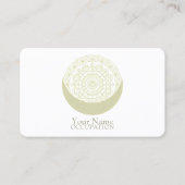 Moon Mandala - Carte de visite (Devant)